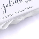 ukgiftstoreonline Personalised Baby Gift Keepsake Memory Box Teddy On Cloud