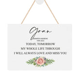 ukgiftstoreonline Personalised Gran Remembrance Memorial Keepsake Plaque
