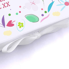 ukgiftstoreonline Personalised Birthday Gift Keepsake Memory Box Colourful flowers Design