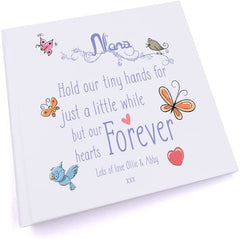 Personalised Nana Hold Our Hands Photo Album
