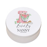 Personalised Nanny Cake Tin Baking Cookie Storage Gift