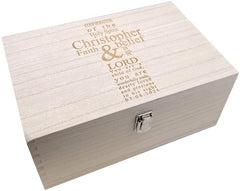 Confirmation Keepsake Gift Personalised Wooden Memory Box
