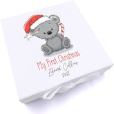 ukgiftstoreonline Personalised My First Christmas Keepsake Memory Box Gift