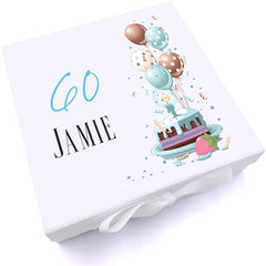 Personalised 60th Birthday Gifts For Him Keepsake Memory Box