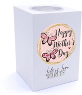 Personalised Happy Tea Light Holder