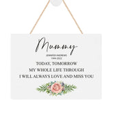 ukgiftstoreonline Personalised Mummy Remembrance Memorial Keepsake Plaque