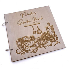ukgiftstoreonline Personalised Recipe Book Keepsake Gift