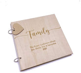 ukgiftstoreonline Personalised Family Photo Album Large Scrapbook