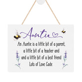 ukgiftstoreonline Personalised Auntie Plaque Gift With Sentiment