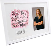 Personalised Worlds Best Mum Gift Photo Frame