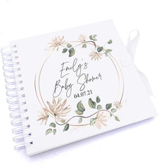 Personalised Baby Shower Scrapbook Photo album