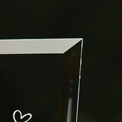 Personalised Wedding Day Glass Plaque Gift