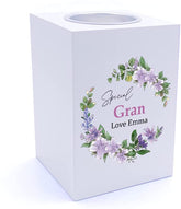 Personalised Gran Gift Tea Light Holder