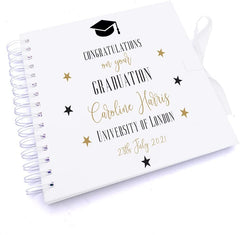 Personalised Congratulations On Your Graduation Scrapbook Photo Album