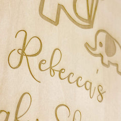 ukgiftstoreonline Personalised Baby Shower Large Scrapbook Photo Album