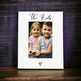 White 6x4 Portrait Picture Photo Frame The Kids Heart