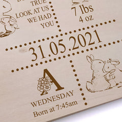 Personalised Baby Birth Scrap Book Photo Album Record Book