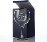 Personalised Sister Gin and Tonic Cocktail Glass with Sentiment Gift Boxed