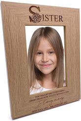 Personalised Sister In Loving Memory Remembrance Photo Frame Without You