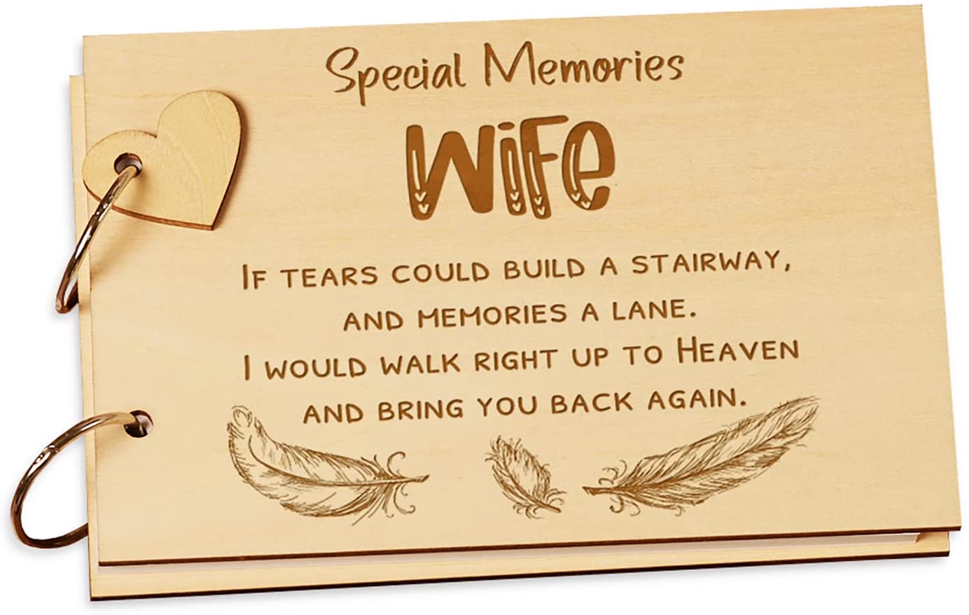 Wife In Loving Memory Scrap Book Photo Album Guest Book Scrapbook ukgiftstoreonline