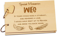 Wife In Loving Memory Scrap Book Photo Album Guest Book