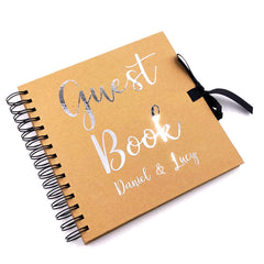 ukgiftstoreonline Personalised Guest Book Wedding Christening Memorial Birthday Occasion
