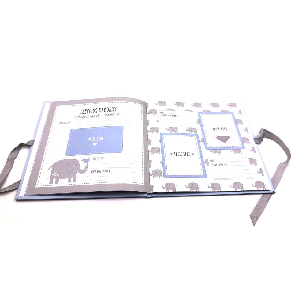 ukgiftstoreonline Baby Boy My First Year Keepsake Record Book Record Book ukgiftstoreonline