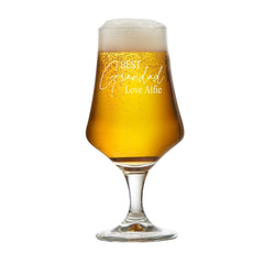 ukgiftstoreonline Personalised Grandad Craft Beer Glass Gift for Any Occasion LIB-02