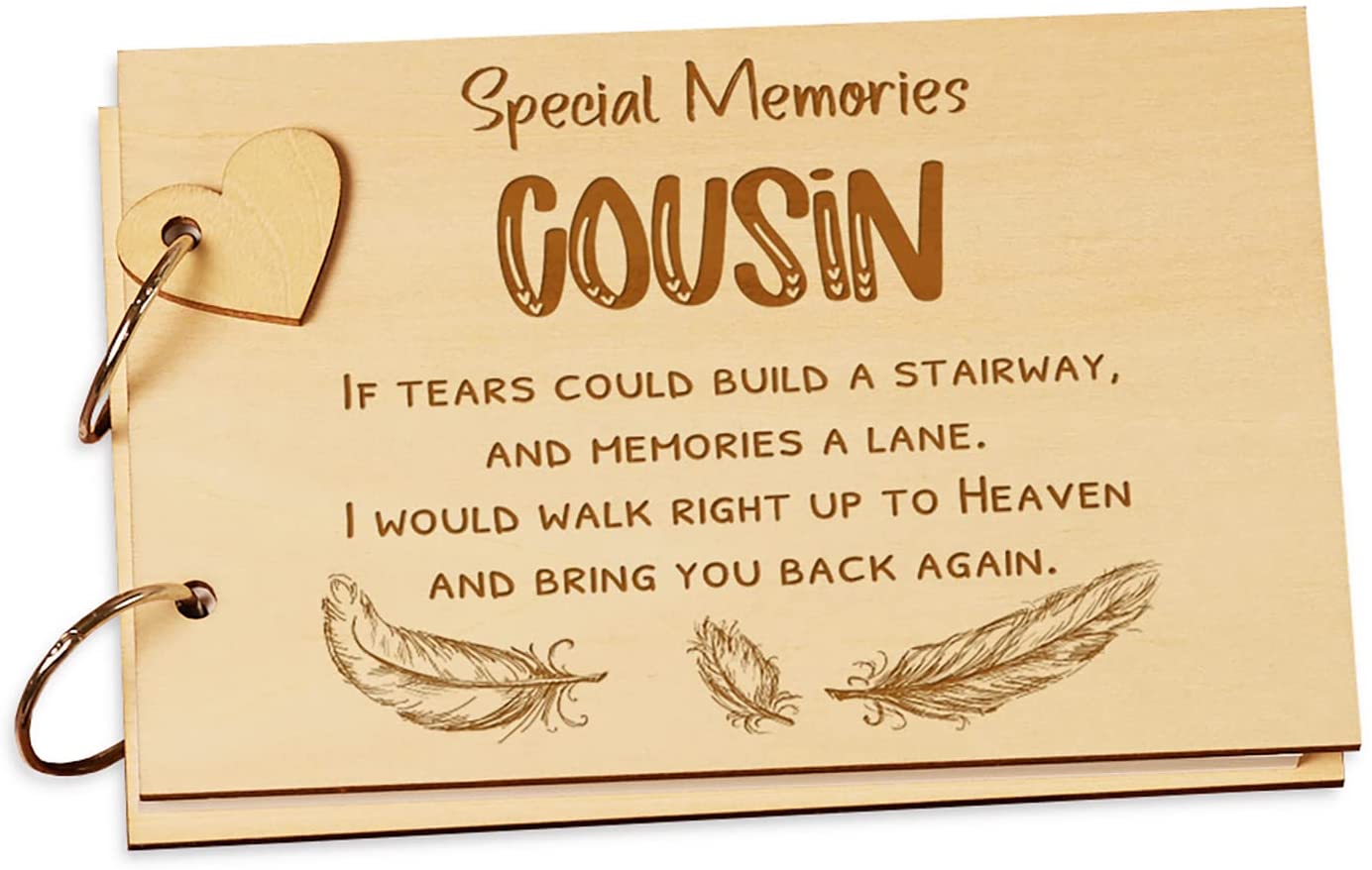 Cousin In Loving Memory Scrap Book Photo Album Guest Book Scrapbook ukgiftstoreonline