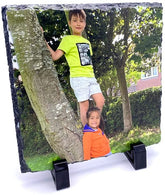 ukgiftstoreonline Personalised Matte Rock Slate Any Photo Square Gift