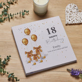 Personalised Large Linen 18th Birthday Photo Album With Presents