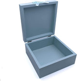 Personalised Baby Boy Blue Memories Keepsake Box