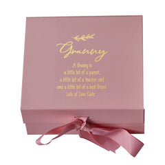 ukgiftstoreonline Personalised Granny Pink Gift Box With Sentiment