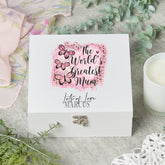 ukgiftstoreonline Personalised Worlds Best Mum Gift Keepsake Large Wooden Box