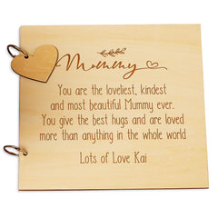 Personalised Mummy Sentiment Scrapbook or Photo Album Gift