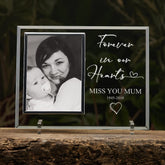 Personalised In Loving Memory Large Glass Photo Frame In Lined Gift Box