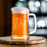 Dad Gift Personalised Engraved 1 Pint Glass Beer Tankard