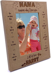 Personalised Nana Photo Frame Gift The Reasons I Love You