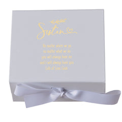 ukgiftstoreonline Personalised Sister White Gift Box With Sentiment