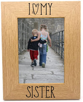 I heart my sister photo frame FW601