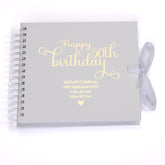 Personalised 50th Birthday Scrapbook Photo Album or Guest Book Gift