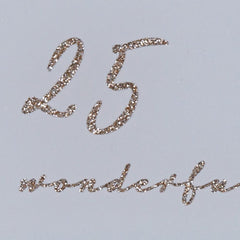 Beautiful 25th Wedding Anniversary Personalised Photo Frame