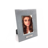 ukgiftstoreonline Personalised Beautiful Grey Glass and Glitter Photo Frame Gift Personalised Photo Frame ukgiftstoreonline