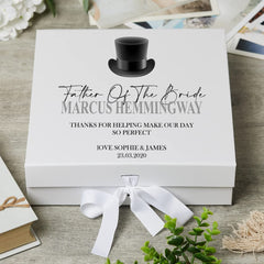 Personalised Father Of The Bride Gift Box
