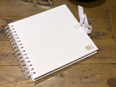 Personalised Initials Metal Stamped Scrapbook Photo Album Or Guest Book
