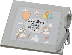 ukgiftstoreonline Personalised Baby Keepsake Memories Record Book With Mouse Sketches