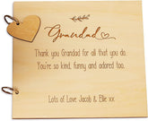 Personalised Grandad Sentiment Scrapbook or Album