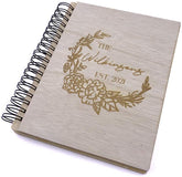 Personalised Large Engraved Wooden Wedding or Family Photo Album Gift WPAL-8