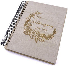 Personalised Large Engraved Wooden Wedding or Family Photo Album Gift WPAL-8