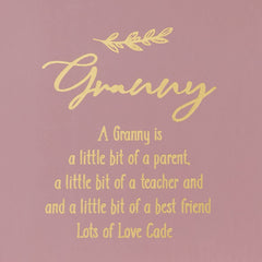 ukgiftstoreonline Personalised Granny Pink Gift Box With Sentiment